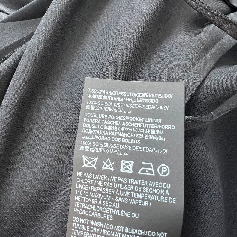 Saint Laurent Paris Saint Laurent Paris 23ss Mulberry Silk Crepe Satin Darth V Size US M / EU 48-50 / 2 - 7 Thumbnail