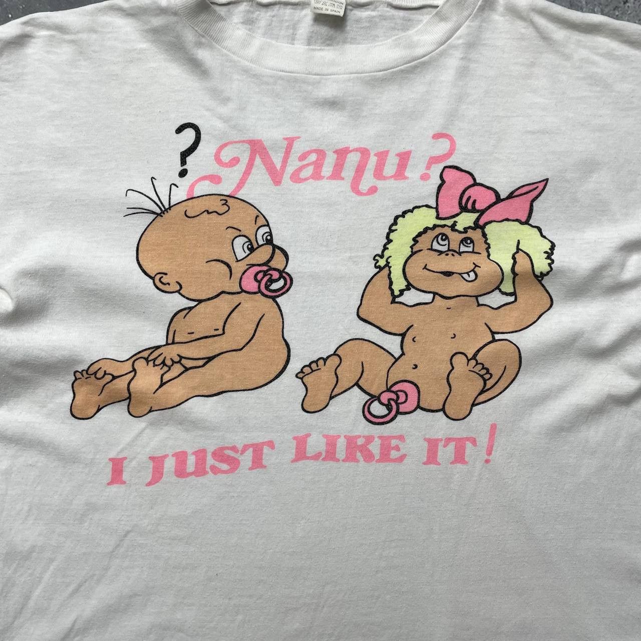 Vintage Vintage 90s Quote Nanu Sex Education Humor Boxy Fit T Shirt Size US M / EU 48-50 / 2 - 2 Thumbnail