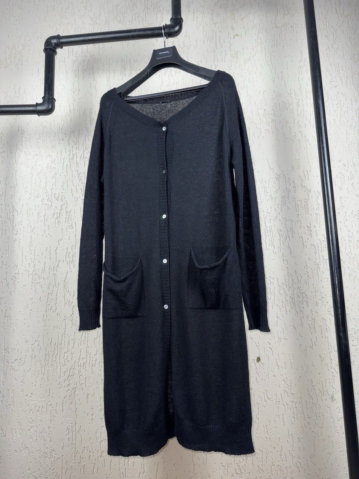 Annette Gortz Annette Gortz Cardigan Womens Alpaca Wool Minimalist Long Size L / US 10 / IT 46 - 2 Thumbnail