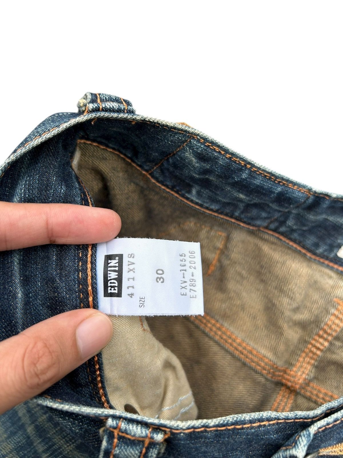 Kapital Flare Vintage Edwin Buckle Back Rusty Distressed Denim Jeans Size US 32 / EU 48 - 8 Thumbnail