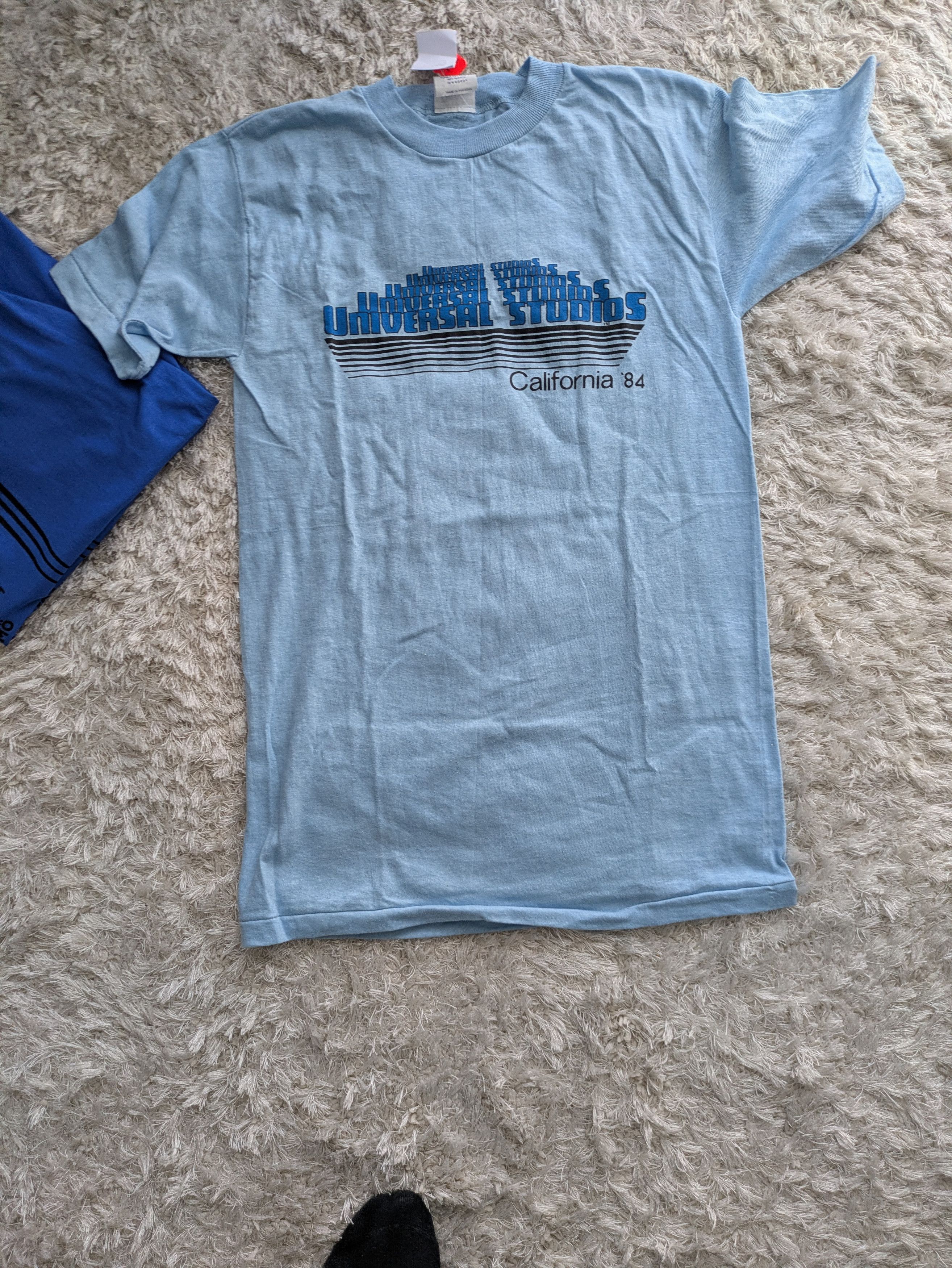 Vintage Vintage '84 universal studios blue t-shirt Size US M / EU 48-50 / 2 - 8 Thumbnail