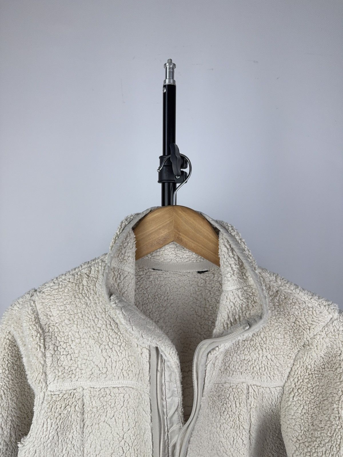 The North Face Outdoor 00s The North Face Sherpa Fleece Zip Cream Jacket Size XS / US 0-2 / IT 36-38 - 4 Thumbnail