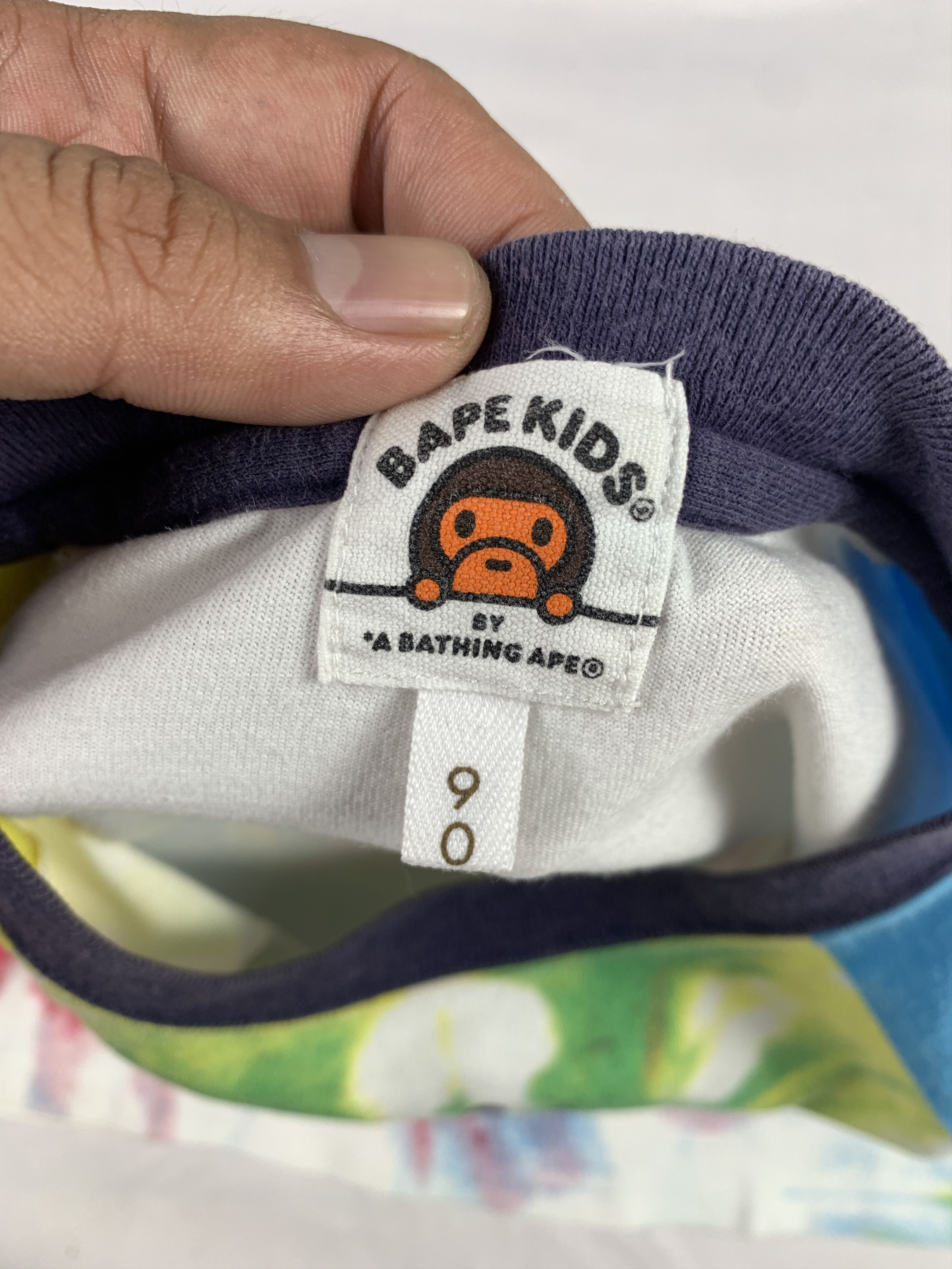Bape A Bathing Ape Tie-Dye Baby Tee (XS) Size XS / US 0-2 / IT 36-38 - 8 Thumbnail