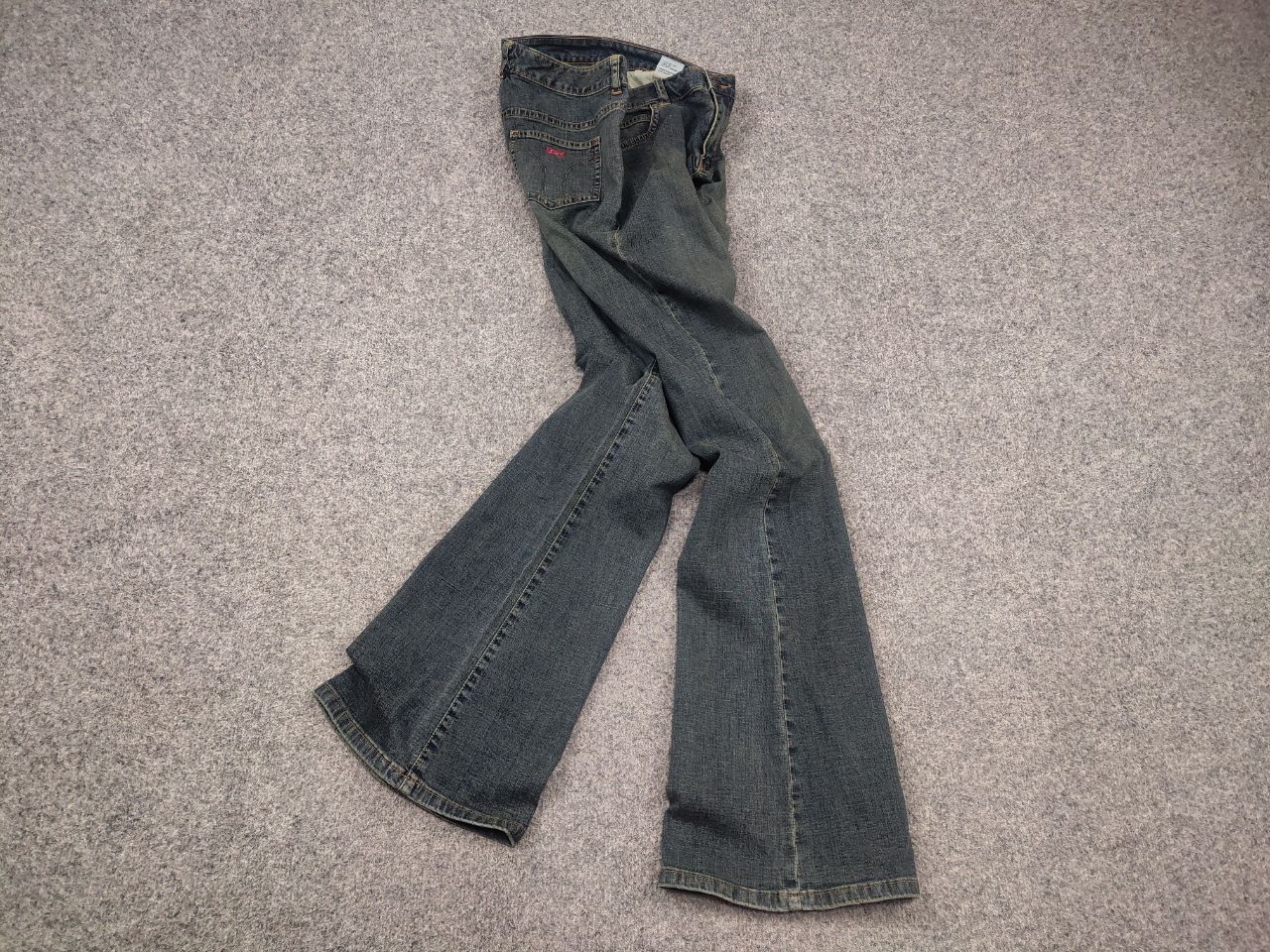 If Six Was Nine Vintage Y2K Flared Jeans Dark if six was nine LGB Opium Size 29" - 2 Thumbnail