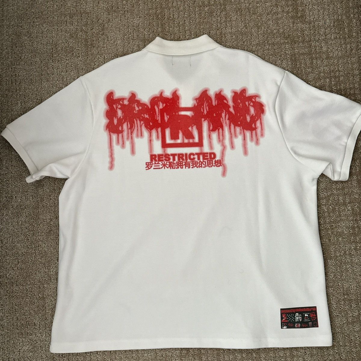 Droland Miller Drolandmiller RED Kills Polo Size US XL / EU 56 / 4 - 4 Thumbnail