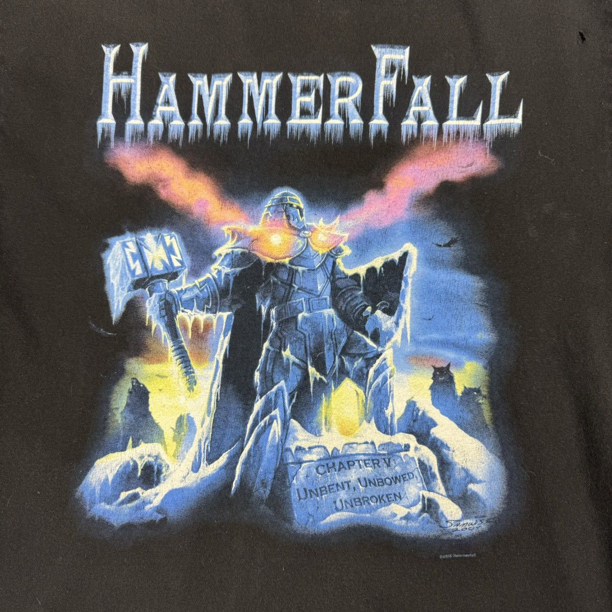 Band Tees × Vintage 2005 Hammerfall band tee with a bold front graphic Size US M / EU 48-50 / 2 - 7 Thumbnail
