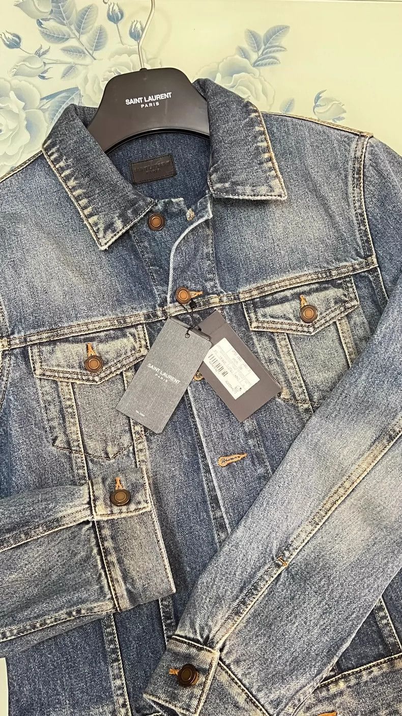 Saint Laurent Paris Saint Laurent Paris Classic denim jacket-2506 Size US M / EU 48-50 / 2 - 3 Thumbnail