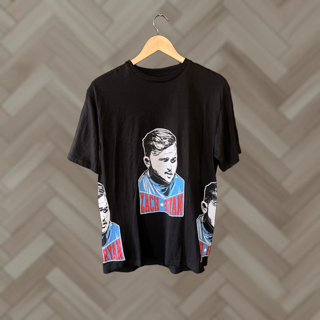 Vintage Zach Bryan Mens Black Short Sleeve Graphic T-shirt L Size US L / EU 52-54 / 3 - 1 Thumbnail
