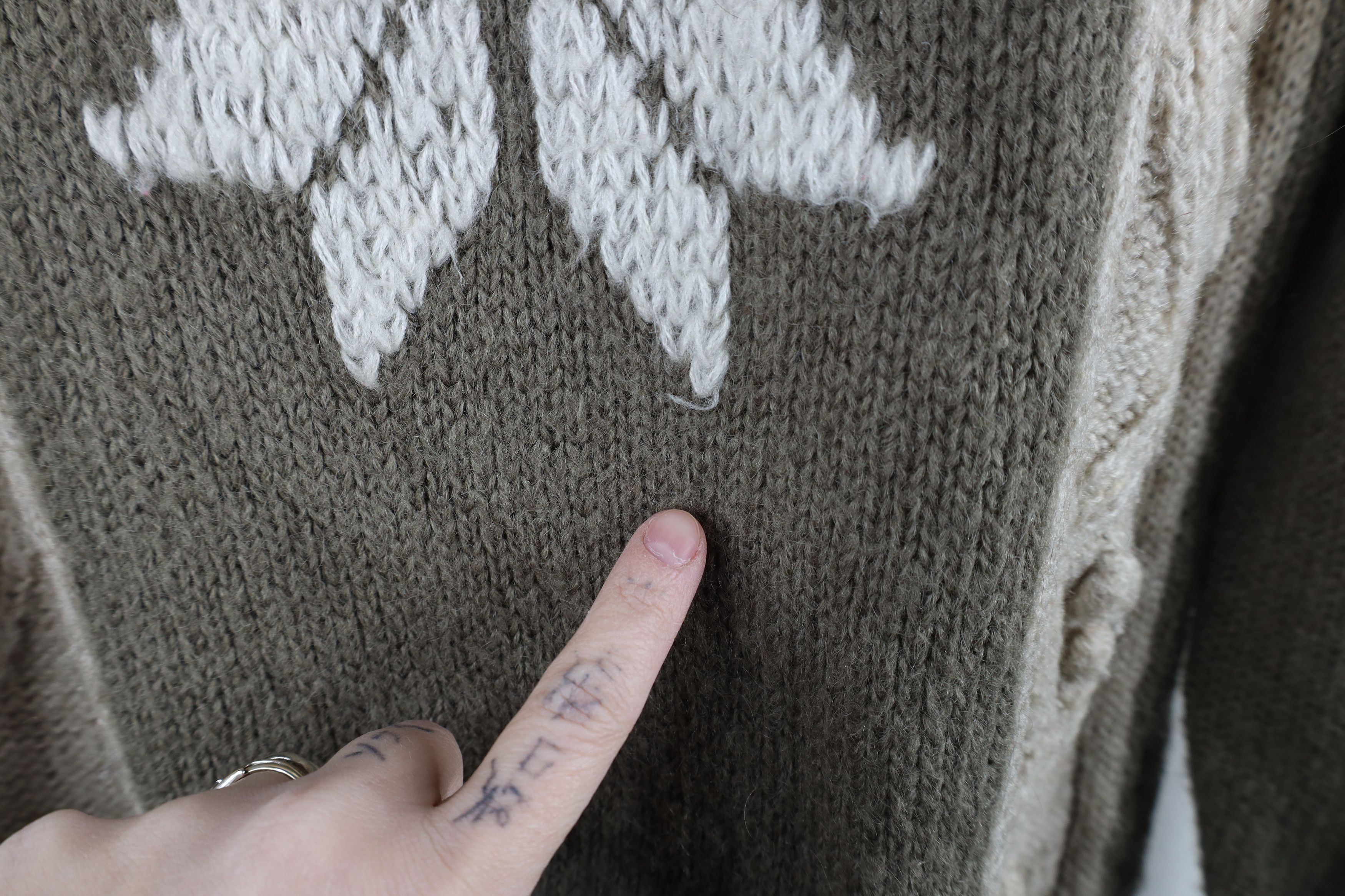 Vintage Vintage 90s Streetwear Wool Blend Knit Snowflake Sweater Size M / US 6-8 / IT 42-44 - 4 Thumbnail