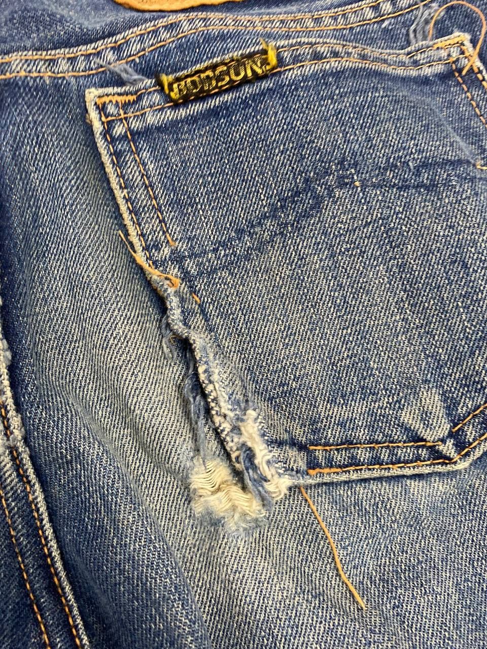 Japanese Brand vintage bobson bootcut flare distressed denim Size US 29 - 5 Thumbnail