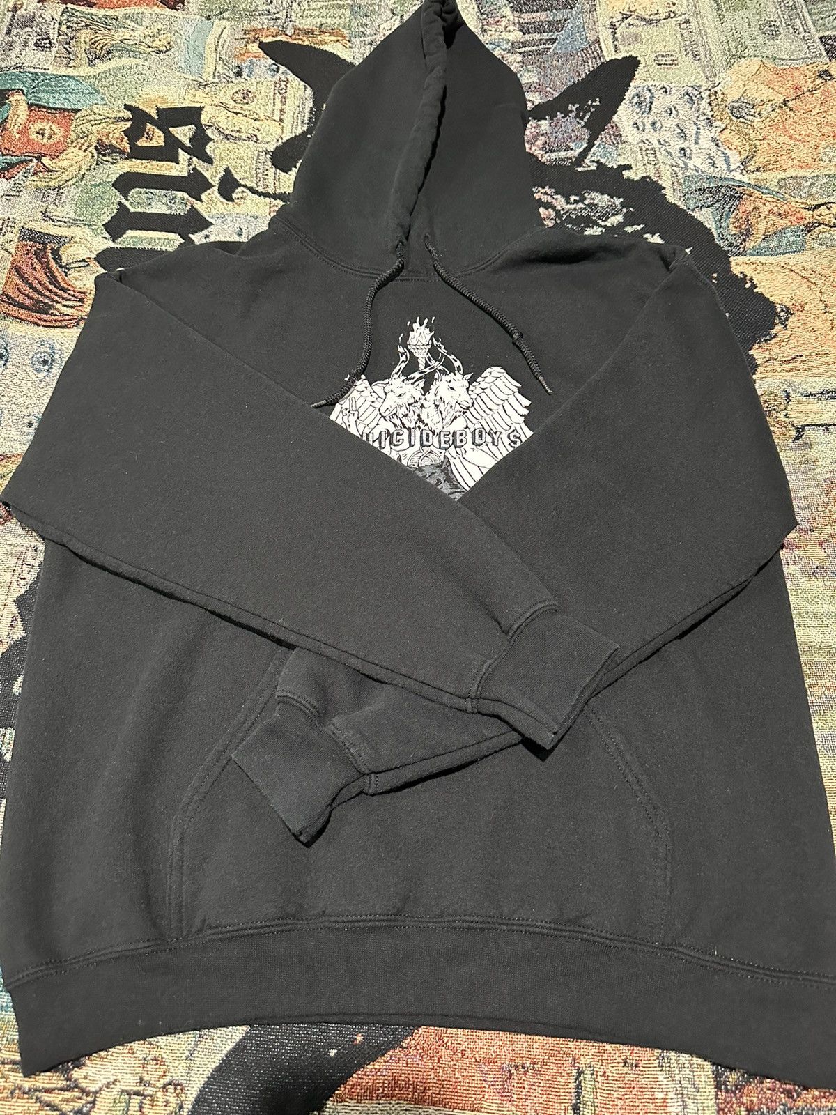 G59 Records × STAFF WORKFORCE G59 Suicideboys baphomet hoodie Size US M / EU 48-50 / 2 - 5 Thumbnail