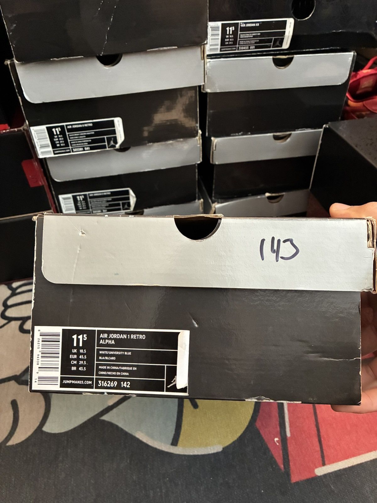 Jordan Brand Jordan 1 alpha Size US 11.5 / EU 44-45 - 7 Thumbnail