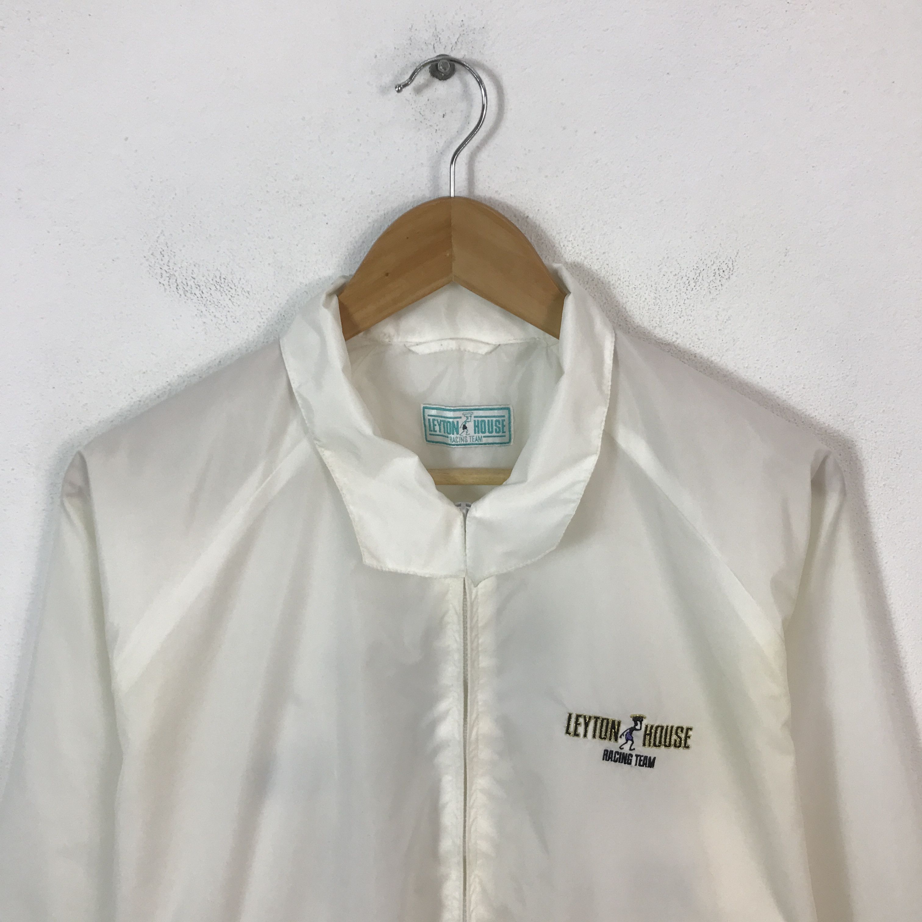 Japanese Brand Vtg leyton house racing japan light zip jacket Size US L / EU 52-54 / 3 - 3 Thumbnail