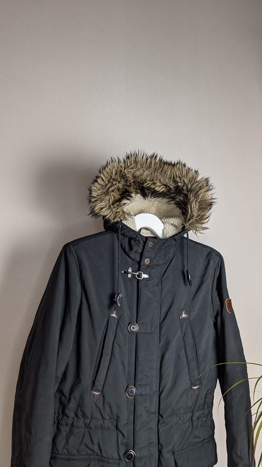 If Six Was Nine Tommy Hilfiger denim Faux Fur parka jacket Size US S / EU 44-46 / 1 - 2 Thumbnail