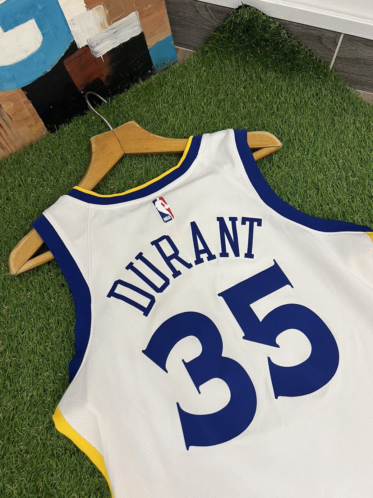 Golden State Warriors Kevin outlet Durant Nike NBA Basketball Jersey