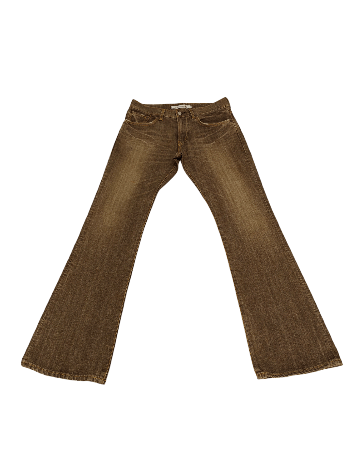 Edwin Flare Jeans Edwin XV Clawmark Faded Denim Bootcut Y2k Size US 32 / EU 48 - 3 Thumbnail