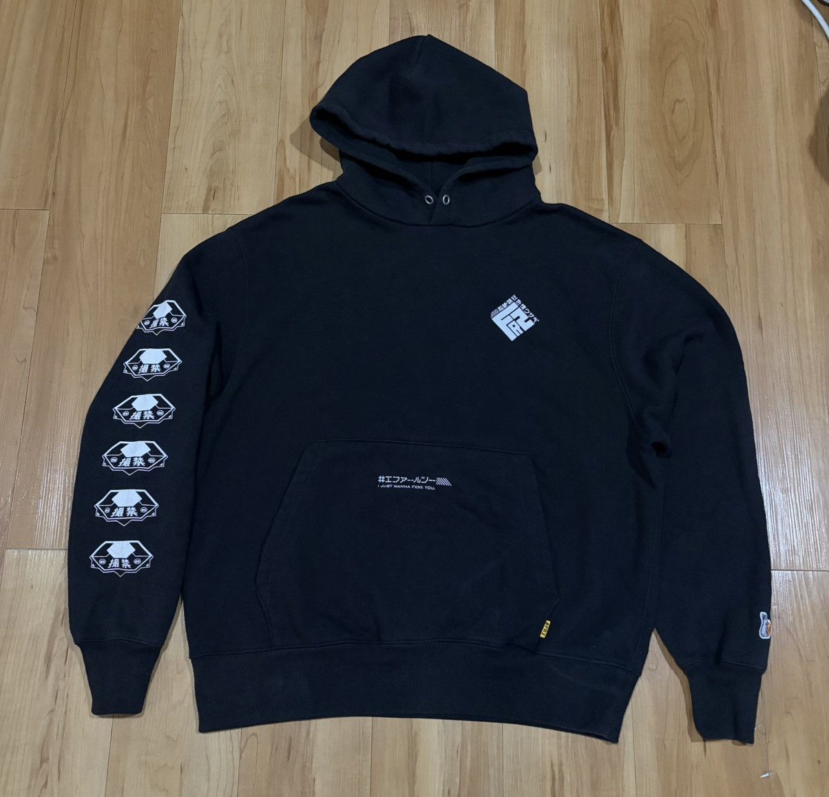 FR2 Fr2 Fxxking Rabbits x compass hoodie Size US L / EU 52-54 / 3 - 2 Thumbnail