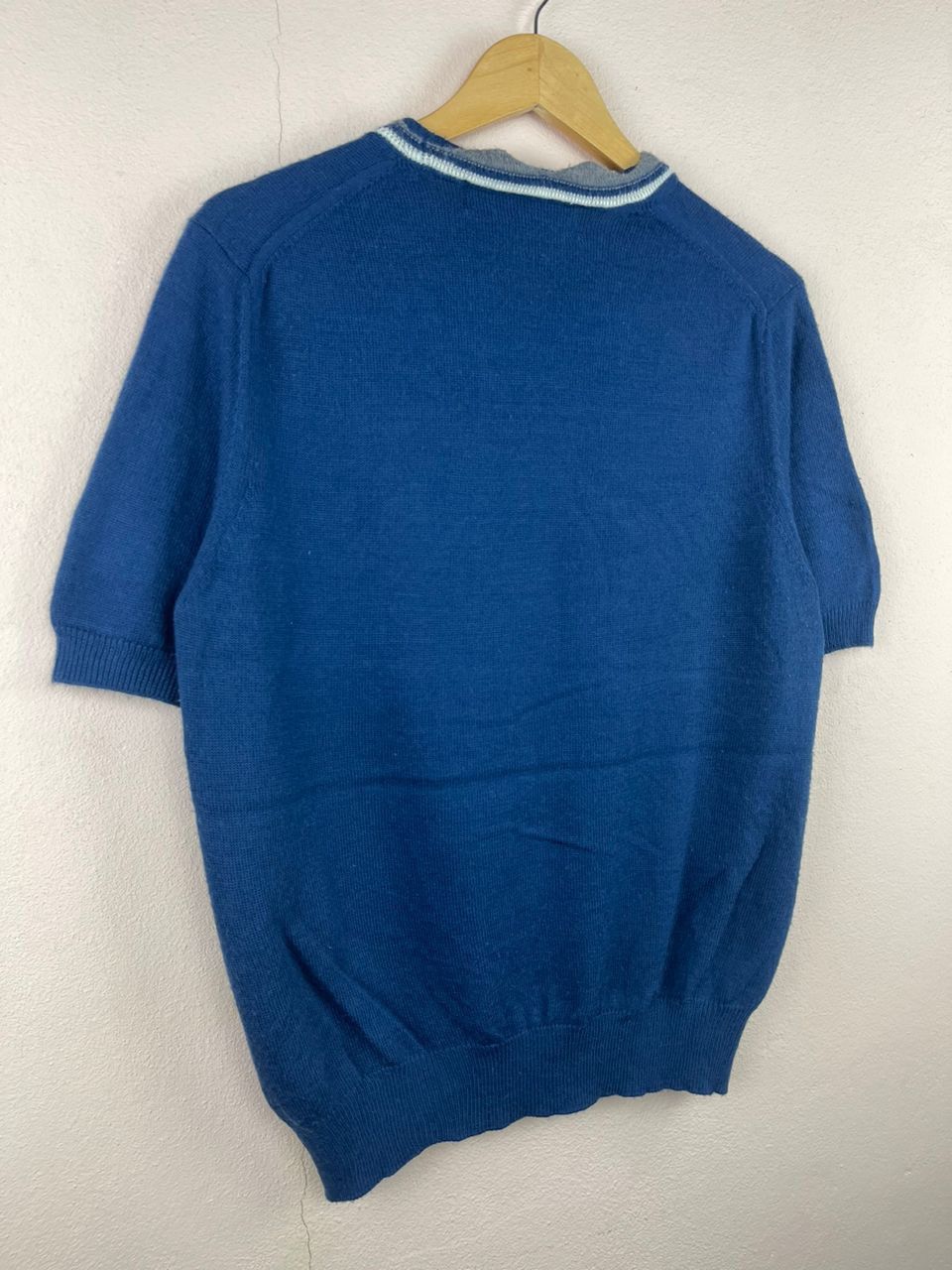 Comme des Garcons Homme Plus × Japanese Brand × Rei Kawakubo AD1998 Short Sleeve Knit Sweater Size US M / EU 48-50 / 2 - 12 Thumbnail