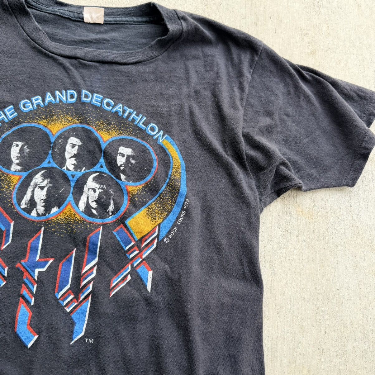Band Tees Vintage Styx Band Tee Shirt 70s Single Stitch Grand Size US S / EU 44-46 / 1 - 3 Thumbnail