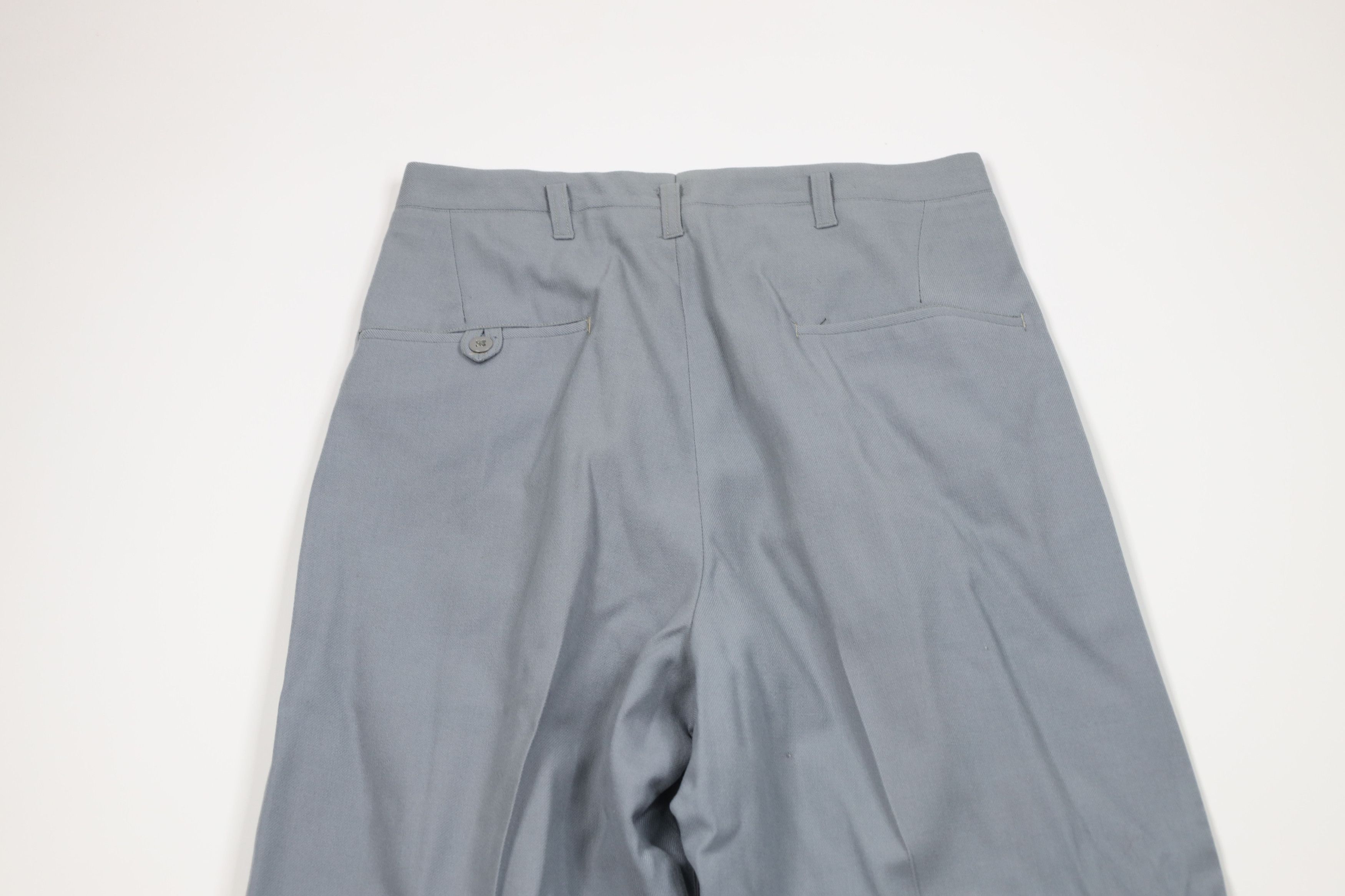 Vintage Deadstock Vintage 50s Wide Leg Bell Bottoms Pants Gray Size US 30 / EU 46 - 11 Thumbnail