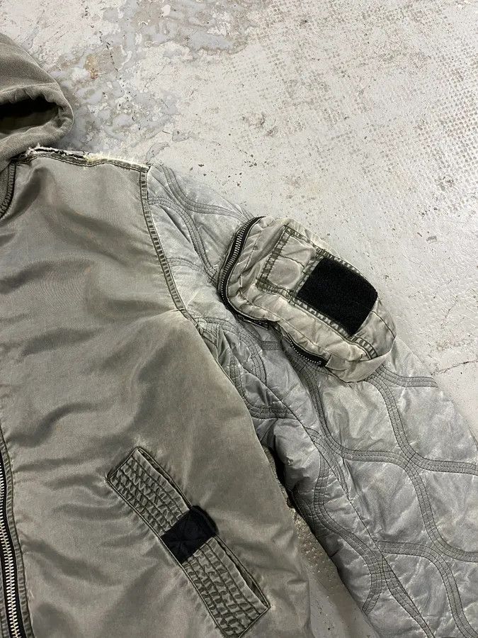 Diesel Diesel Astro Cargo Grey Bomber Jacket Size US M / EU 48-50 / 2 - 6 Thumbnail
