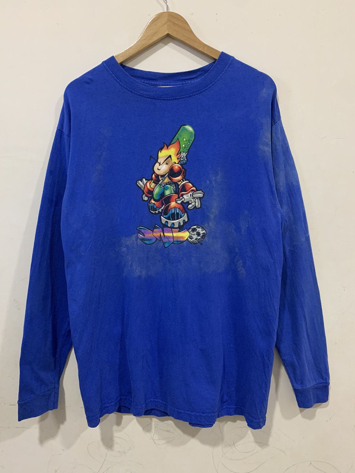 JNCO Vintage JNCO Flamehead Faded Size US XL / EU 56 / 4 - 1 Thumbnail