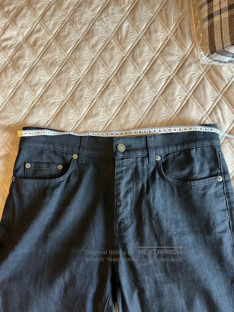 Saint Laurent Paris SAINT LAURENT Black Cotton Denim Jeans. Size US 31 - 2 Thumbnail