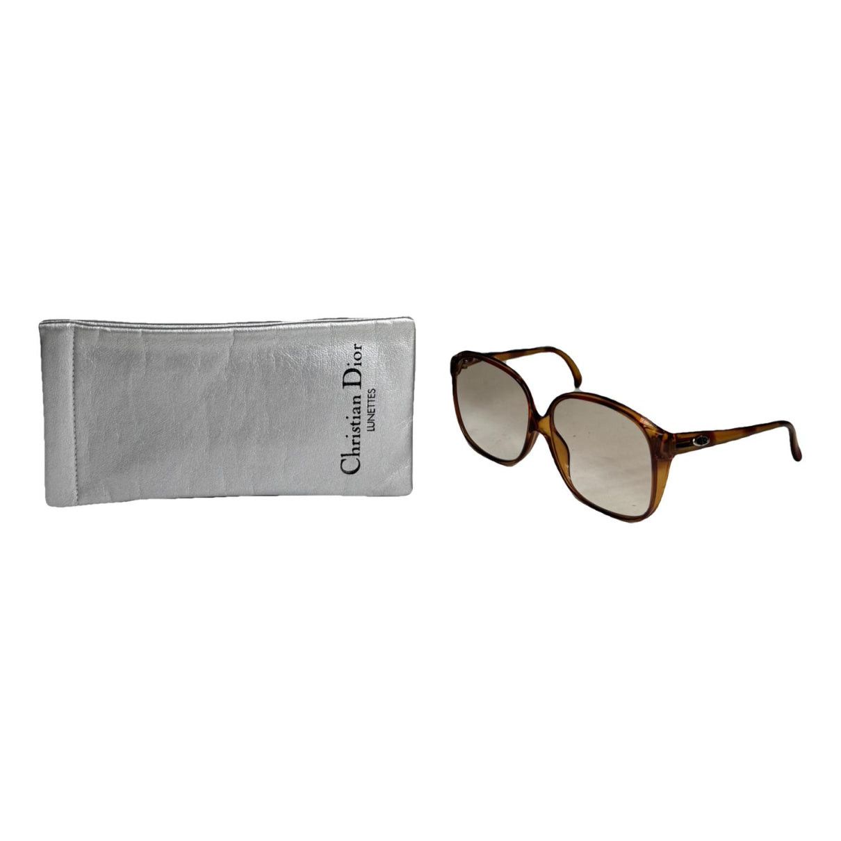 Dior Orange Plastic Sunglasses Size ONE SIZE - 1 Thumbnail