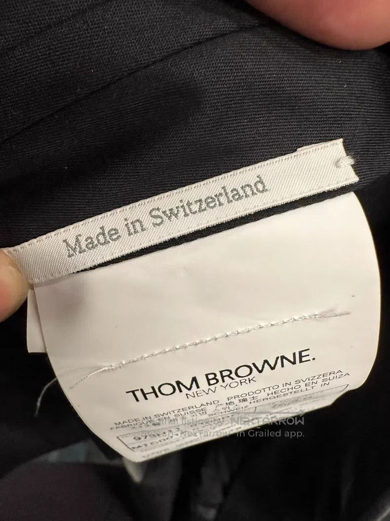 Thom Browne Thom Browne size M Linen Pants Gray Size US 27 - 4 Thumbnail