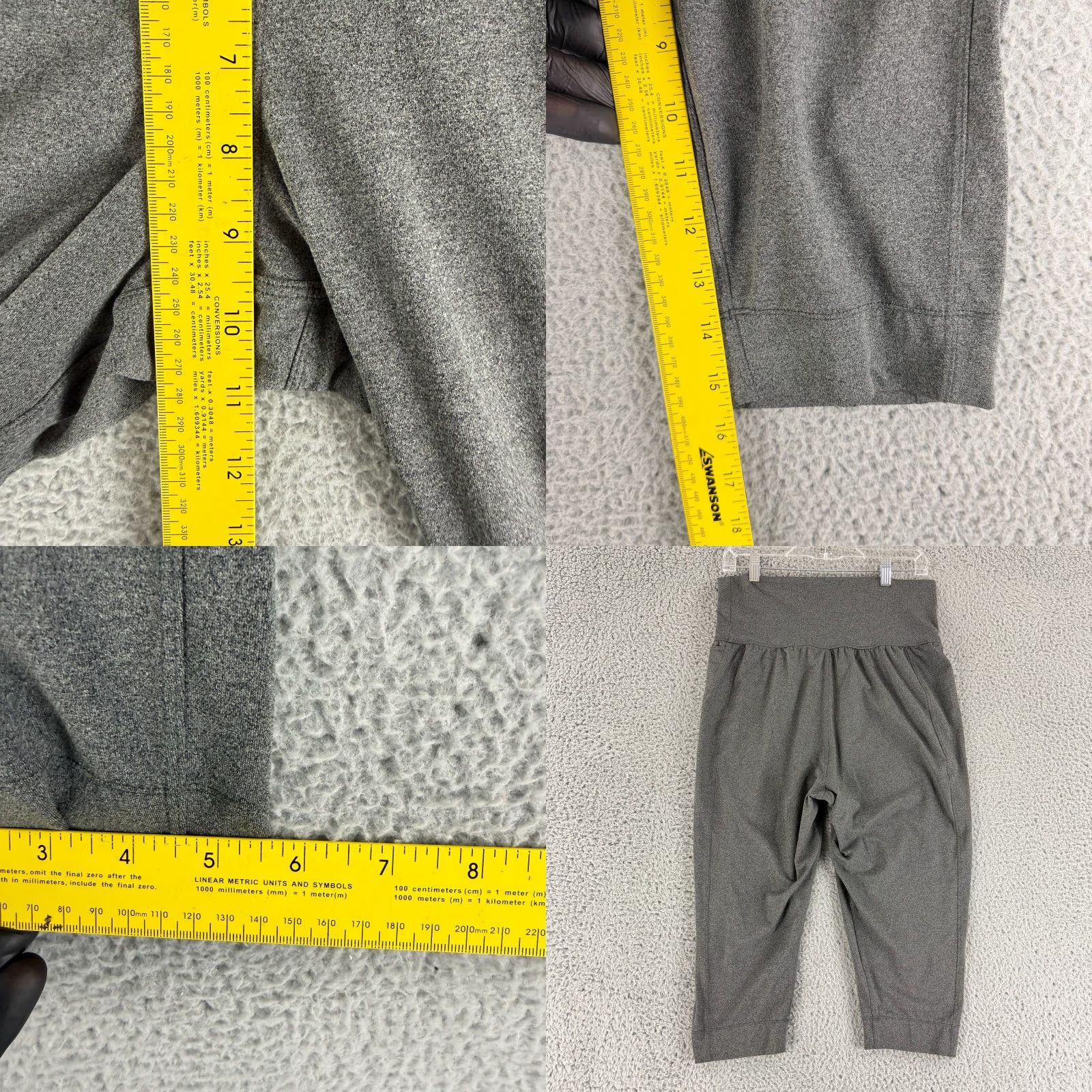 Patagonia Patagonia Trail Beta Capri Pants Womens Large Gray Pull On Stretch Athletic Gym Casual Travel Beach City College Mens? Size 36" / US 14 / IT 50 - 8 Thumbnail