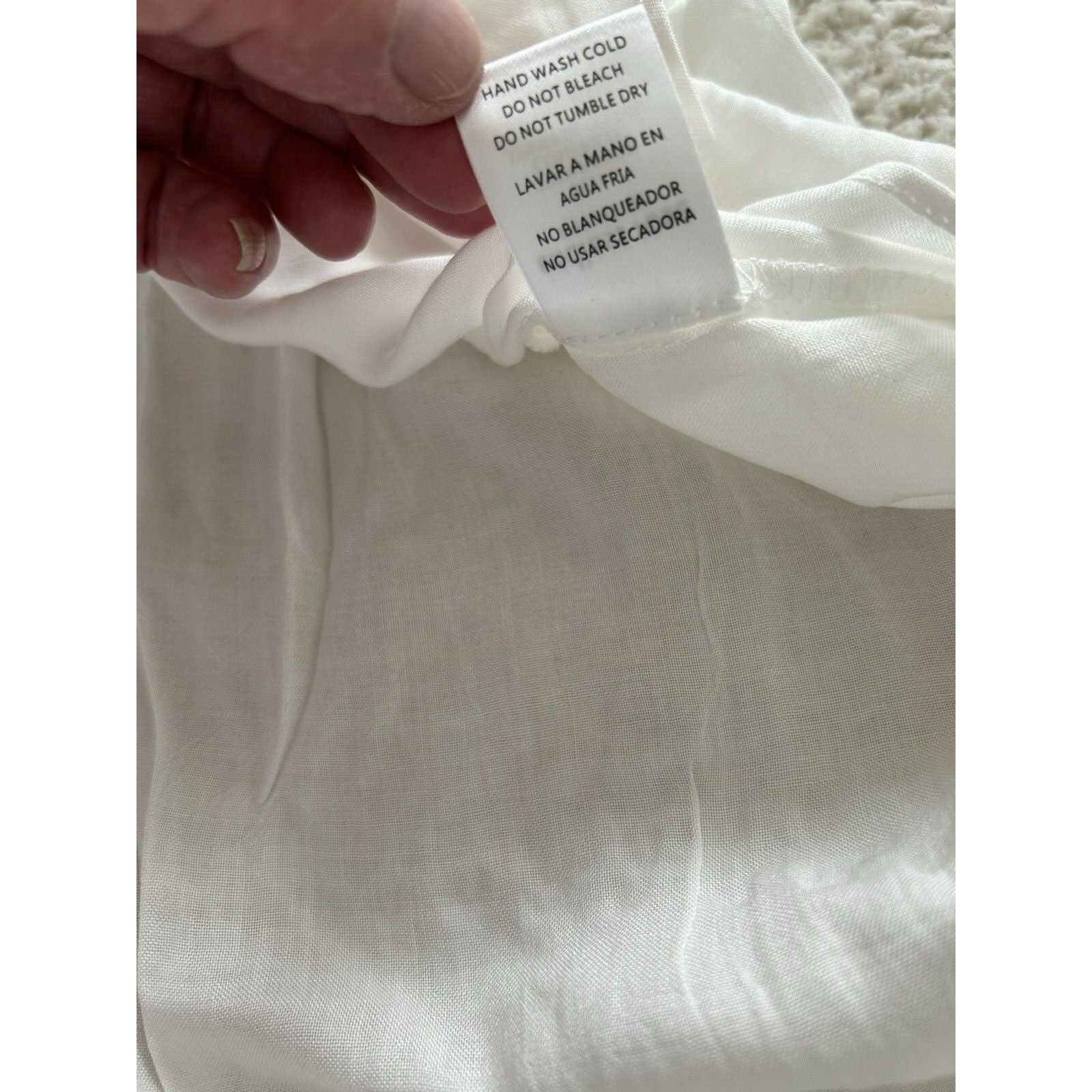 Other Endless Rose Blouse Top Round Neck 3/4 Bell Sleeve Front Lac Size L / US 10 / IT 46 - 6 Thumbnail