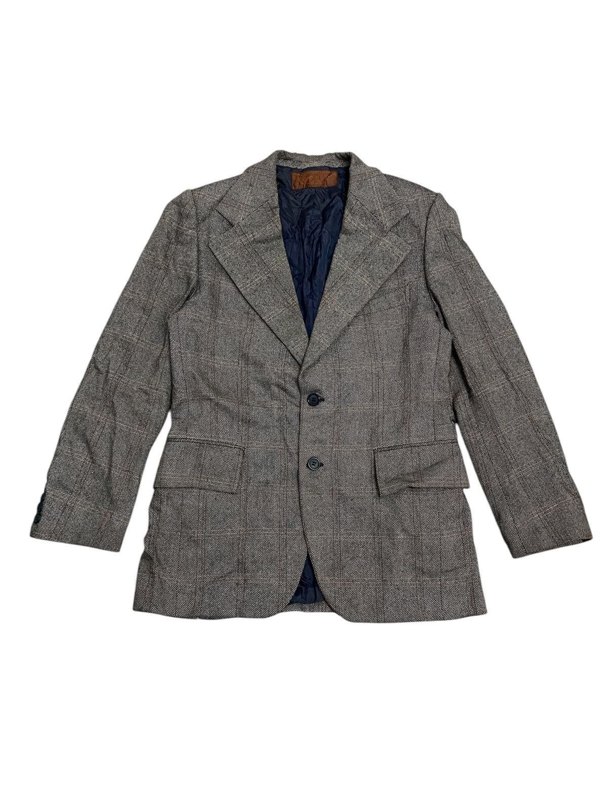 Yves Saint Laurent YvesSaintLaurent Plaid Blazer coat Size US M / EU 48-50 / 2 - 1 Thumbnail