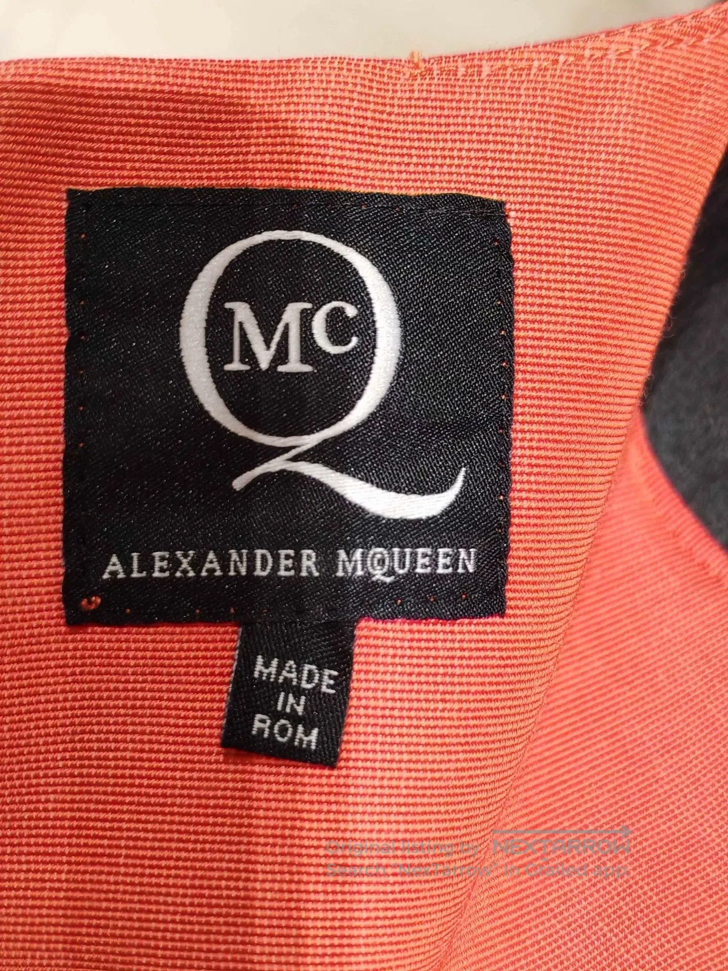 Alexander McQueen Alexander McQueen Orange Vest Dress. Size M / US 6-8 / IT 42-44 - 5 Thumbnail