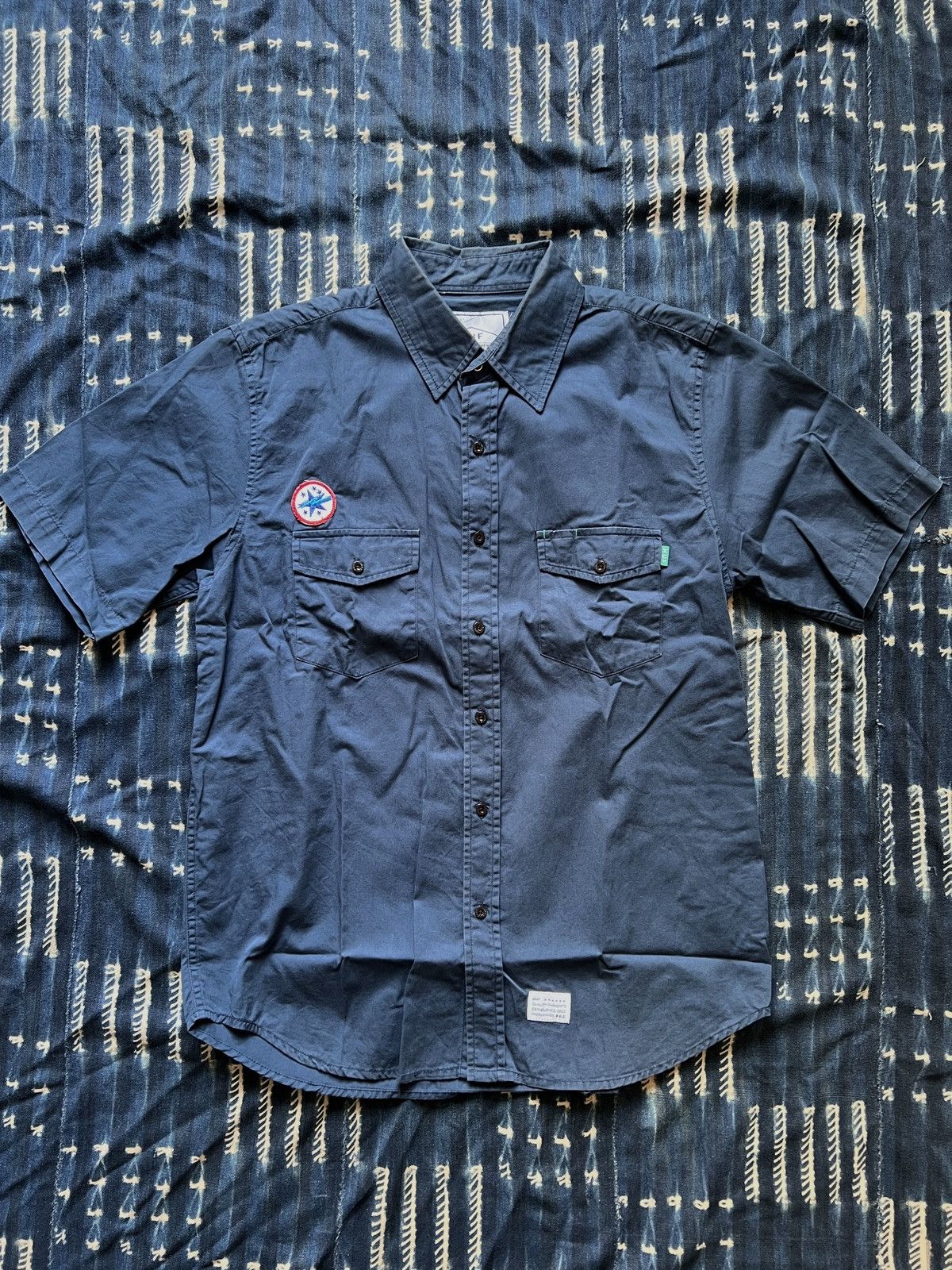 Huf HUF x STREET FIGHTER CHUN-LI Button up Shirt in size M/S | Grailed