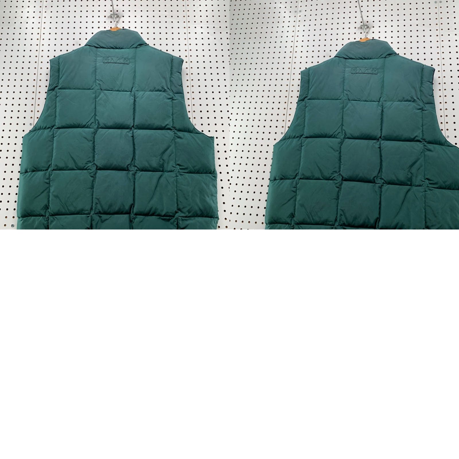 Vintage VINTAGE Outdoor exchange Vest Puffer Down Green XLT Tall Men Nylon Softshell Shell Outdoor Size US XL / EU 56 / 4 - 9 Thumbnail