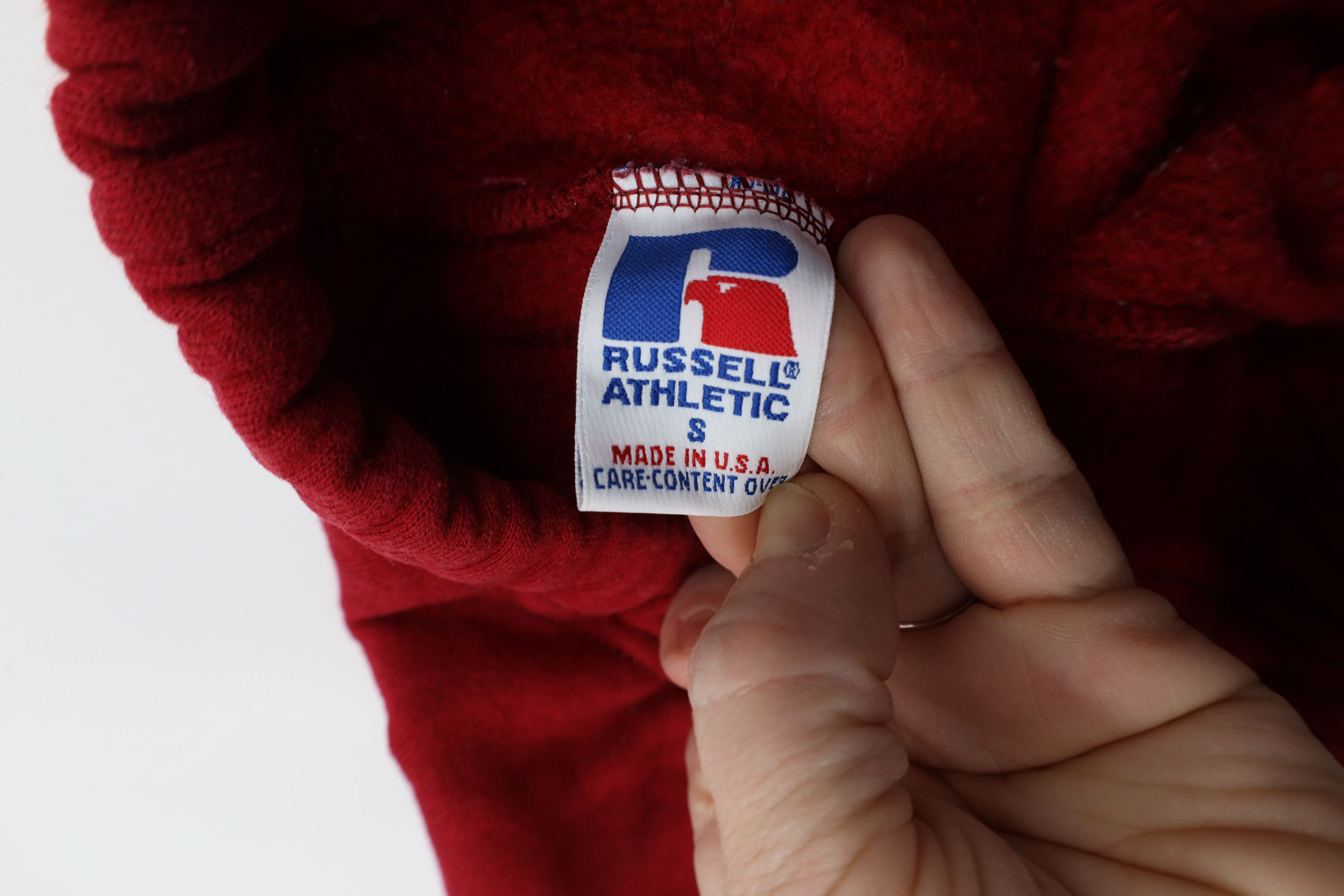 Russell Athletic Vintage 90s Russell Athletic Sweatpants Joggers Red USA Size US 32 / EU 48 - 5 Thumbnail