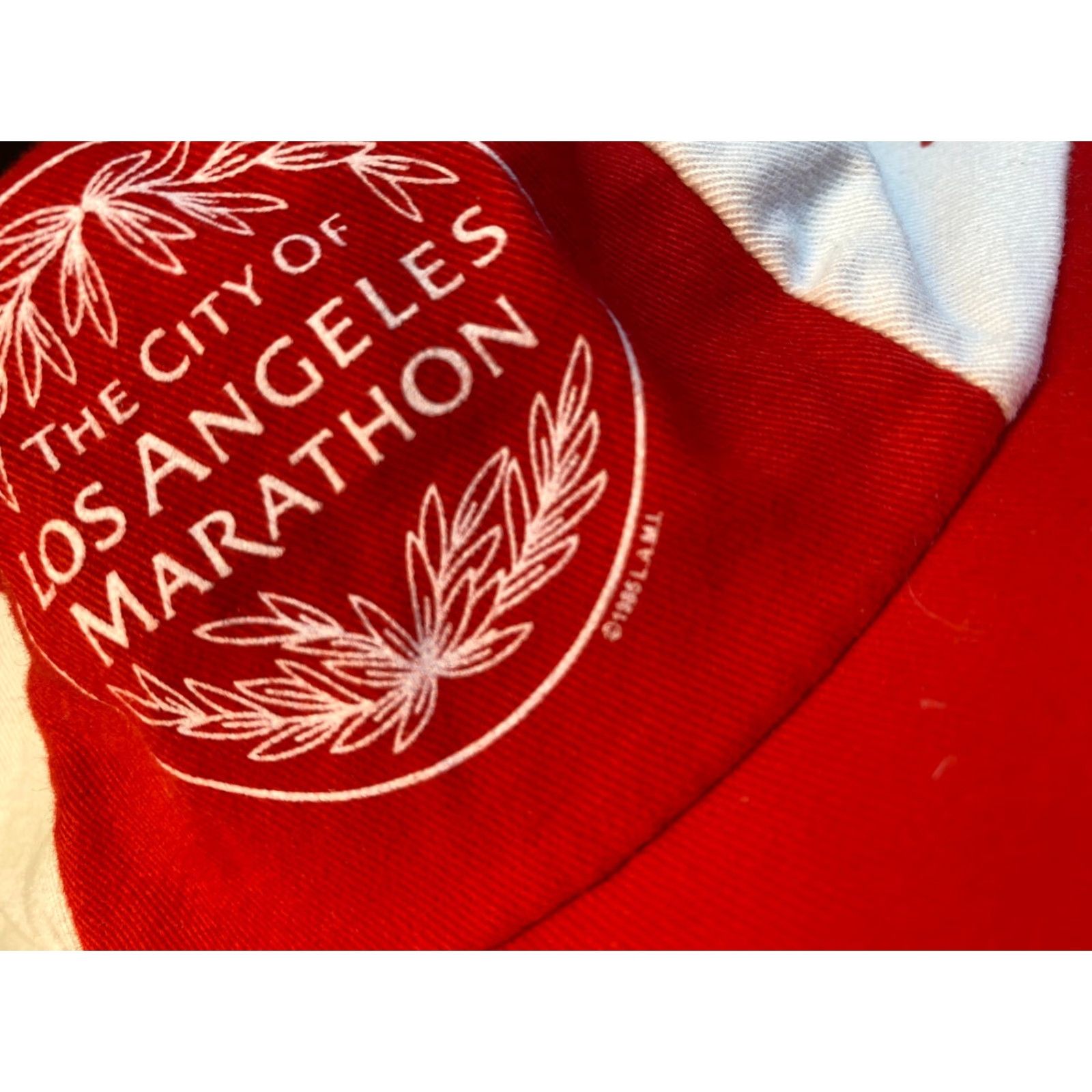 Vintage Los Angeles Marathon Hat Adult One Size Red Unstructured Baseball Cap Mens 2006 XXI Flex Fit Men’s Red Sports Classic Hat Size ONE SIZE - 7 Thumbnail