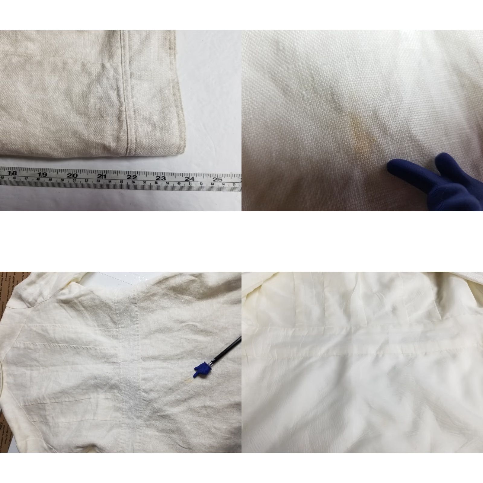 Coldwater Creek Coldwater Creek Jacket Womens 6 White 100% Linen Button Front Long Sleeve Jacket Size M / US 6-8 / IT 42-44 - 8 Thumbnail