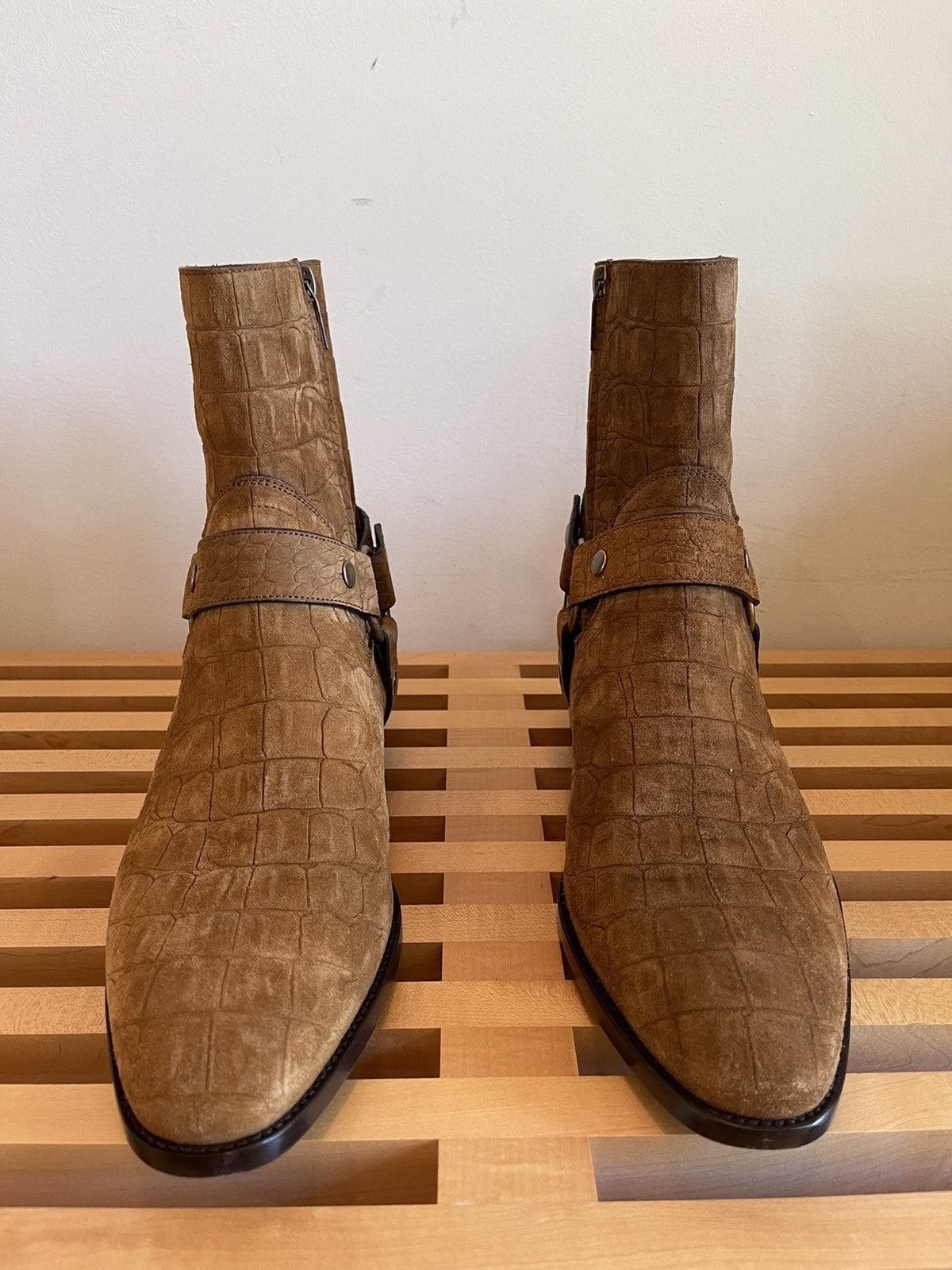 Saint Laurent Paris Saint Laurent Wyatt Harness Boots size 40