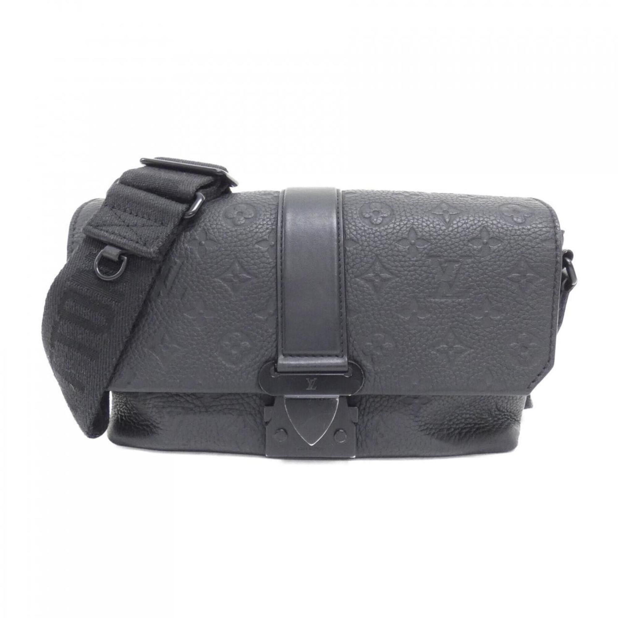 Louis Vuitton Taurillon Monogram S-Cape Messenger M23741 Shoulder Bag in Black, Women's