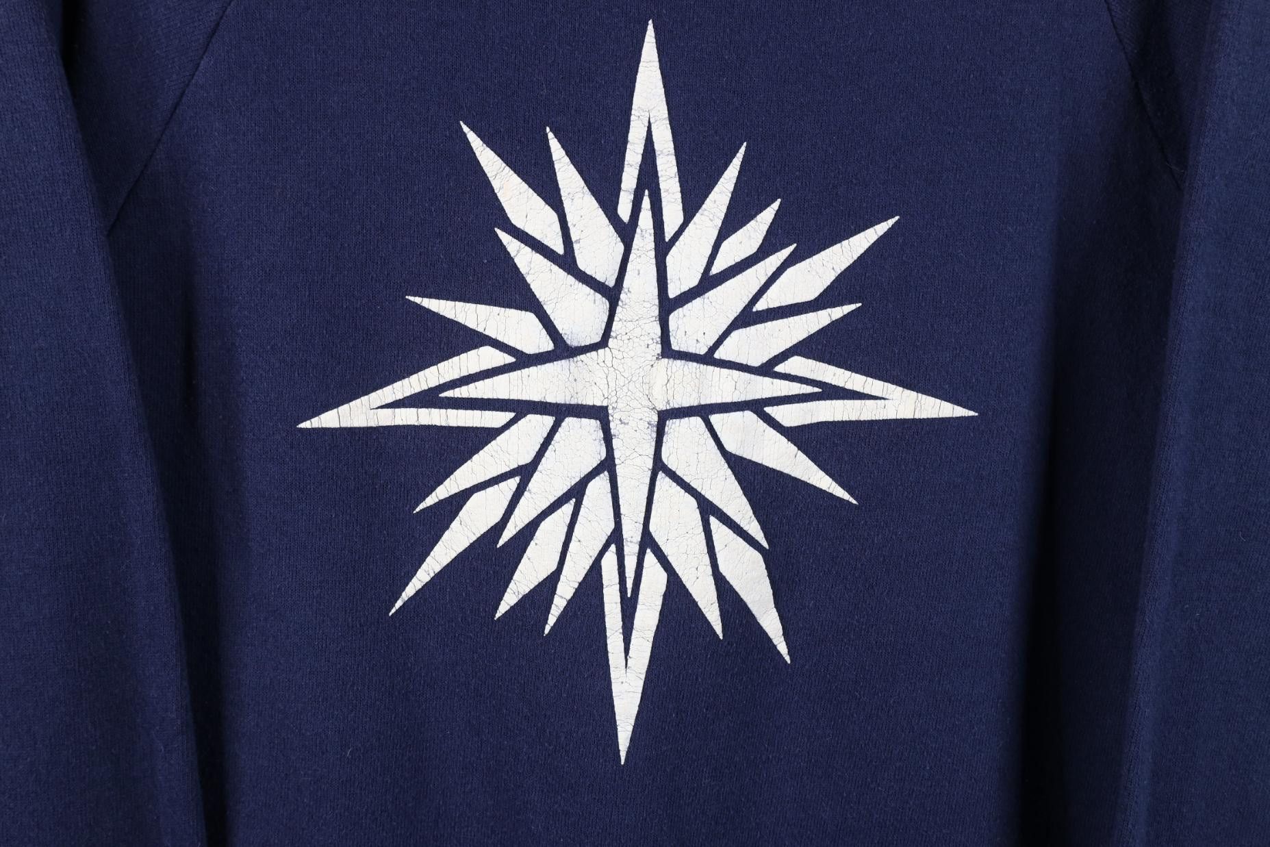 Vintage Vintage 90s Christmas North Star Crewneck Sweatshirt USA Size L / US 10 / IT 46 - 4 Thumbnail