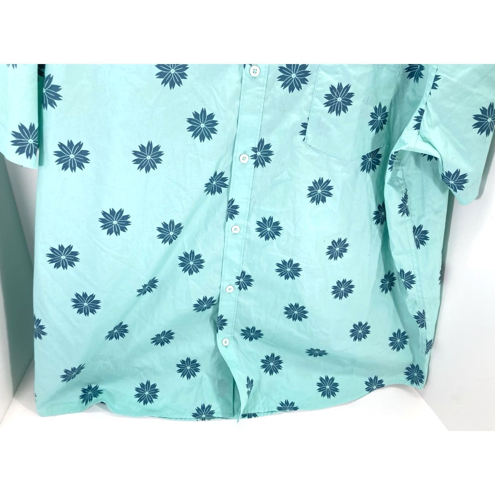 Hurley Hurley Patio Cabana Shirt Men 2XL Green Floral Button Short Sleeve Casual NWT Size US XXL / EU 58 / 5 - 3 Thumbnail