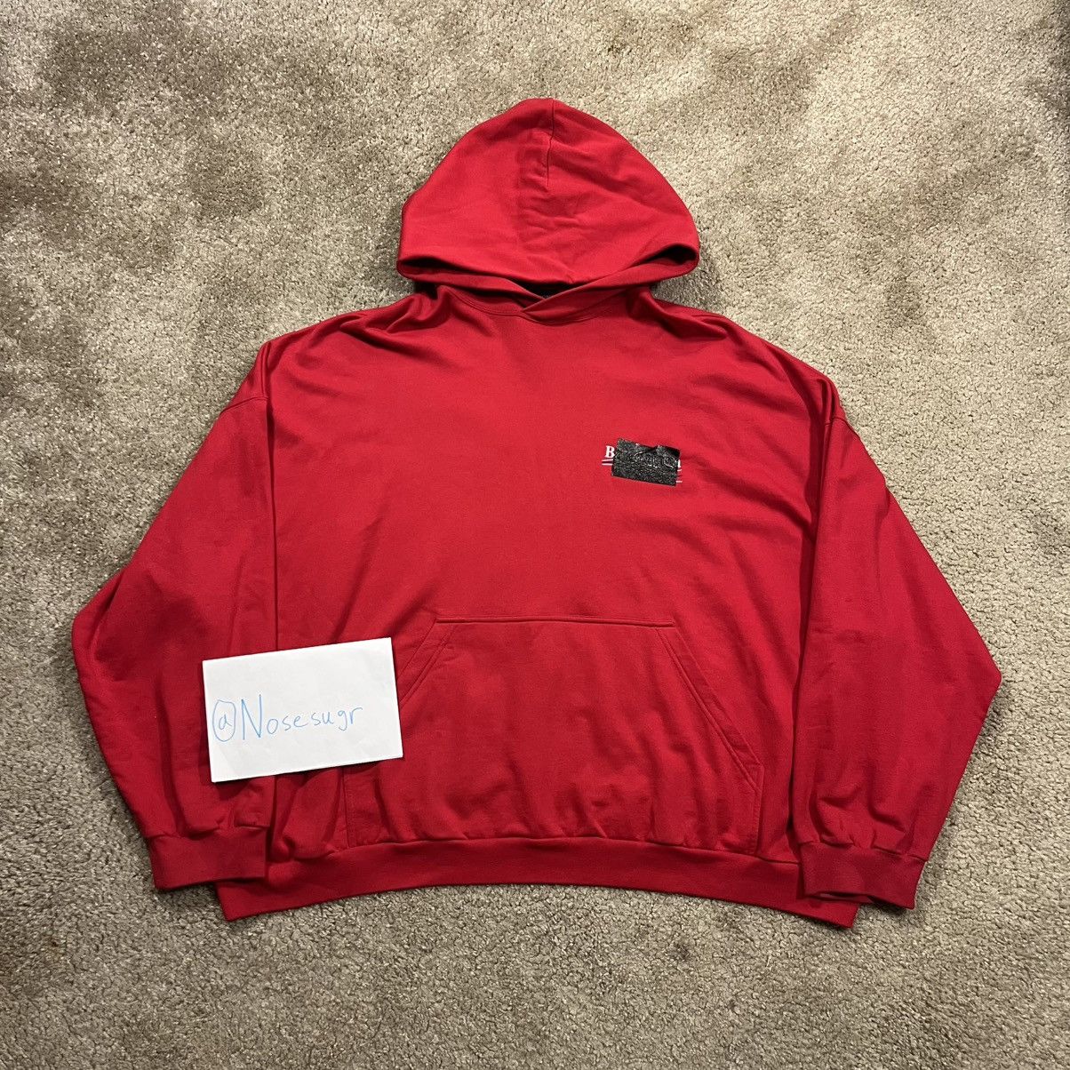 Balenciaga Balenciaga Gaffer Tape Hoodie Sz 4 Size US XL / EU 56 / 4 - 1 Thumbnail