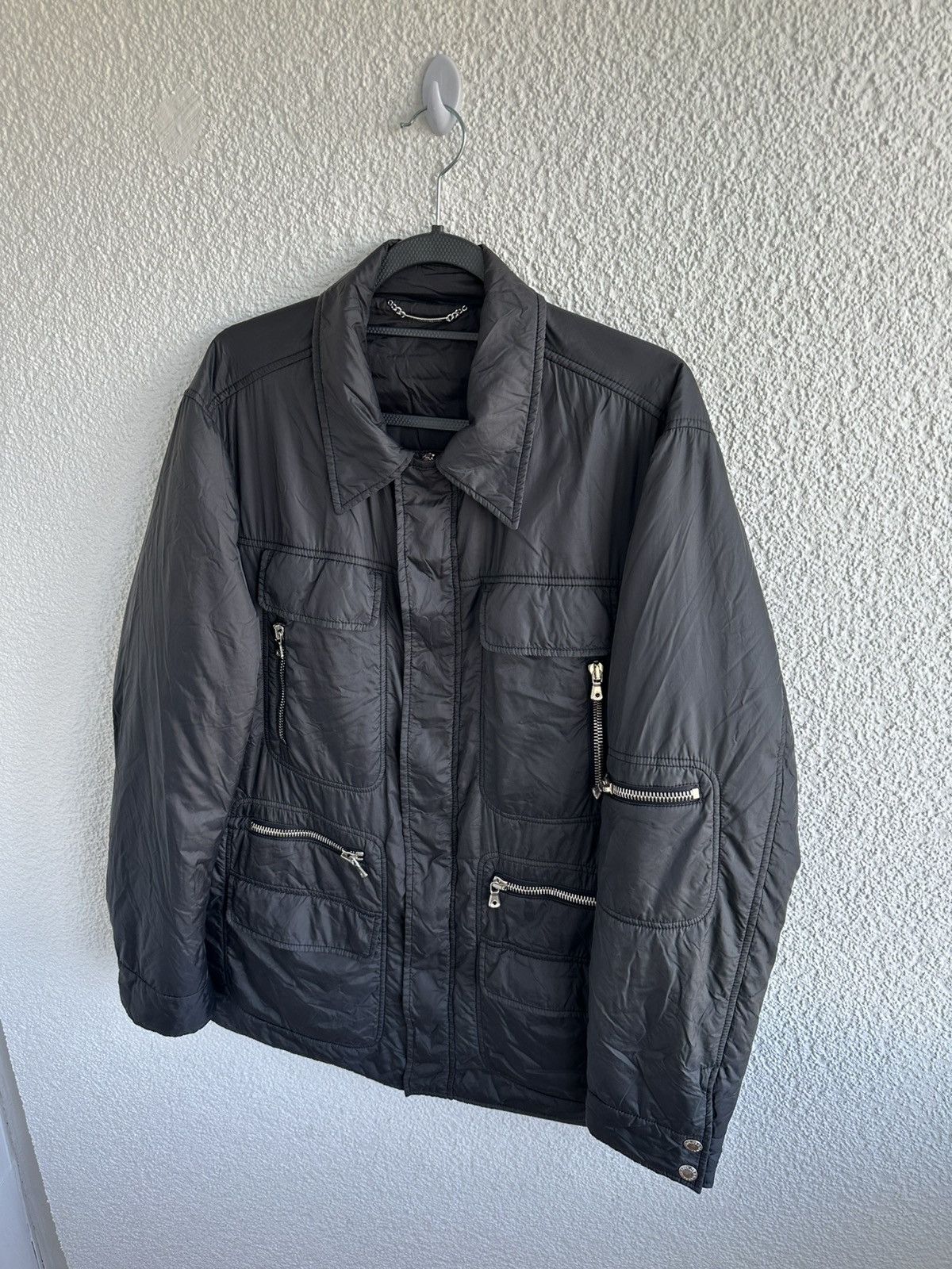 Dolce & Gabbana Dolce&Gabbana Multipocket Military Cargo Black Nylon Jacket Size US L / EU 52-54 / 3 - 2 Thumbnail