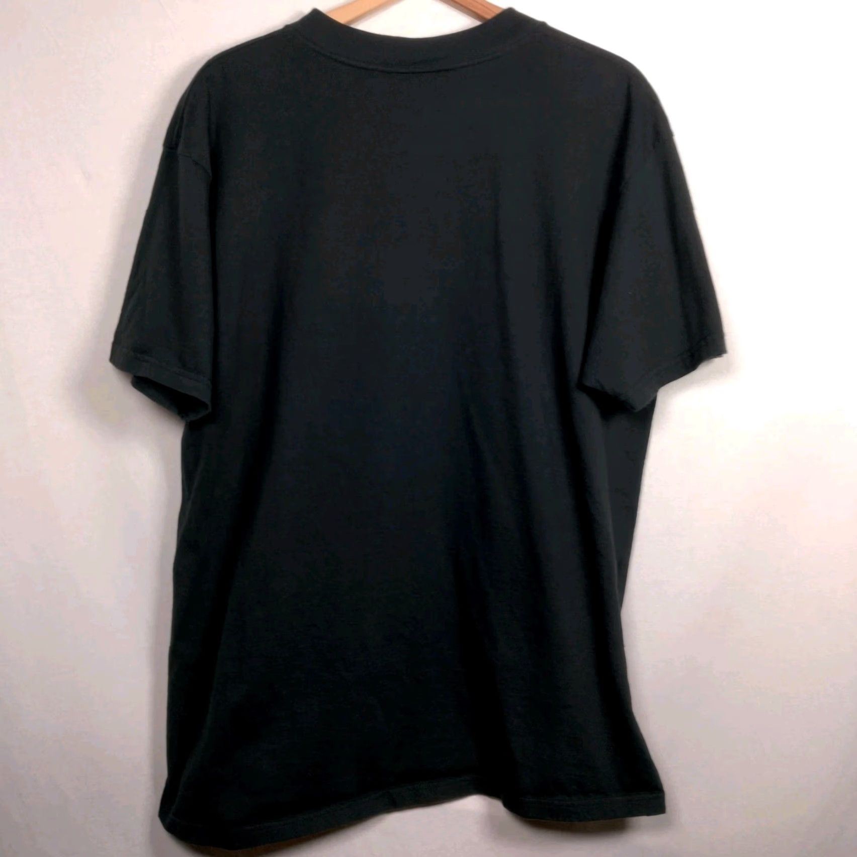 Vintage VINTAGE 3D Emblem Shirt Men XL Graphic Horses Fighting USA Made T-Shirt Black Short Sleeve Crew Neck - Adult XL Mens Graphic Tee Size US XL / EU 56 / 4 - 2 Thumbnail