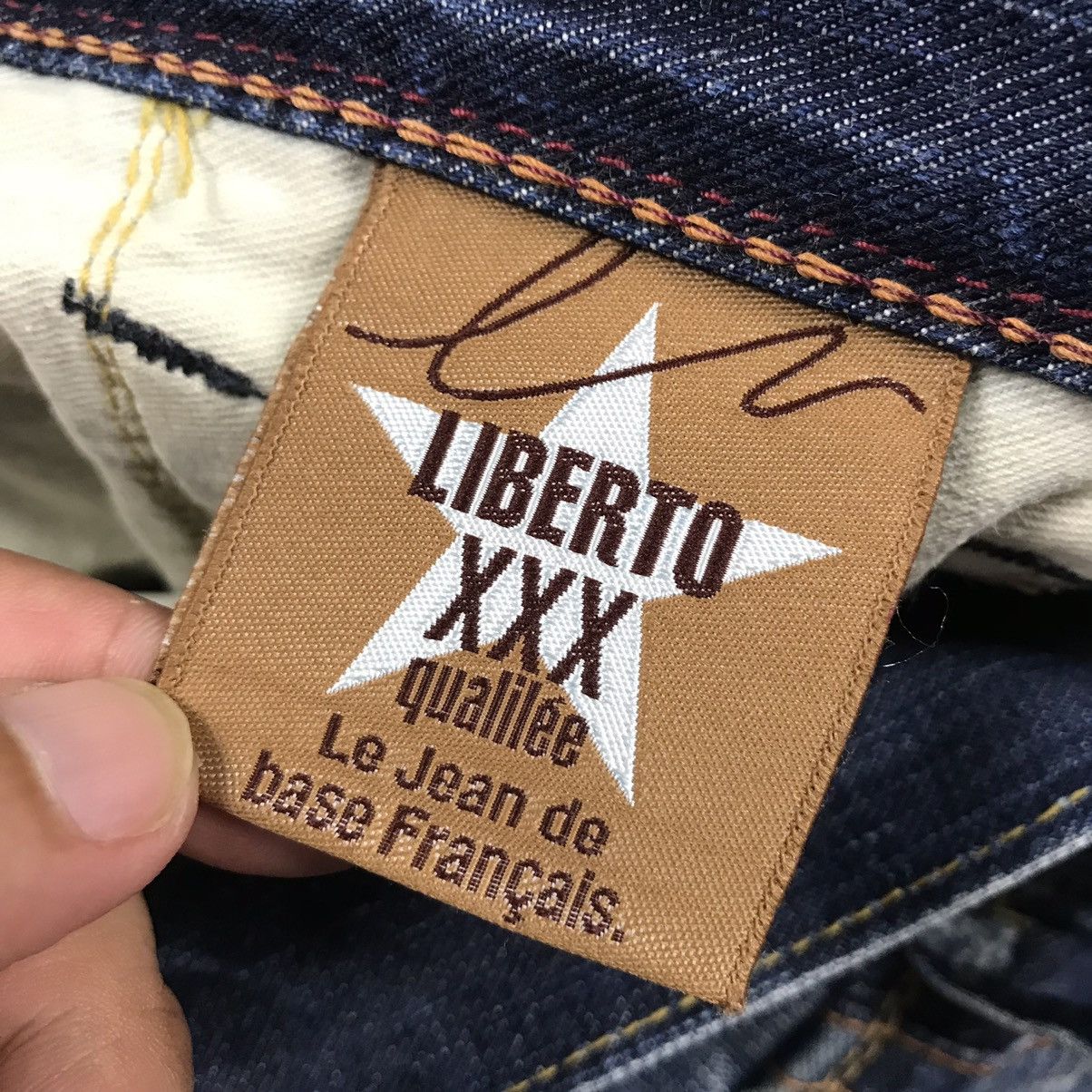 Beauty Beast × Japanese Brand FLARE LIBERTO XXX DENIM DESIGN ACID DISTRESSED BOOTCUT JEANS Size US 30 / EU 46 - 21 Thumbnail