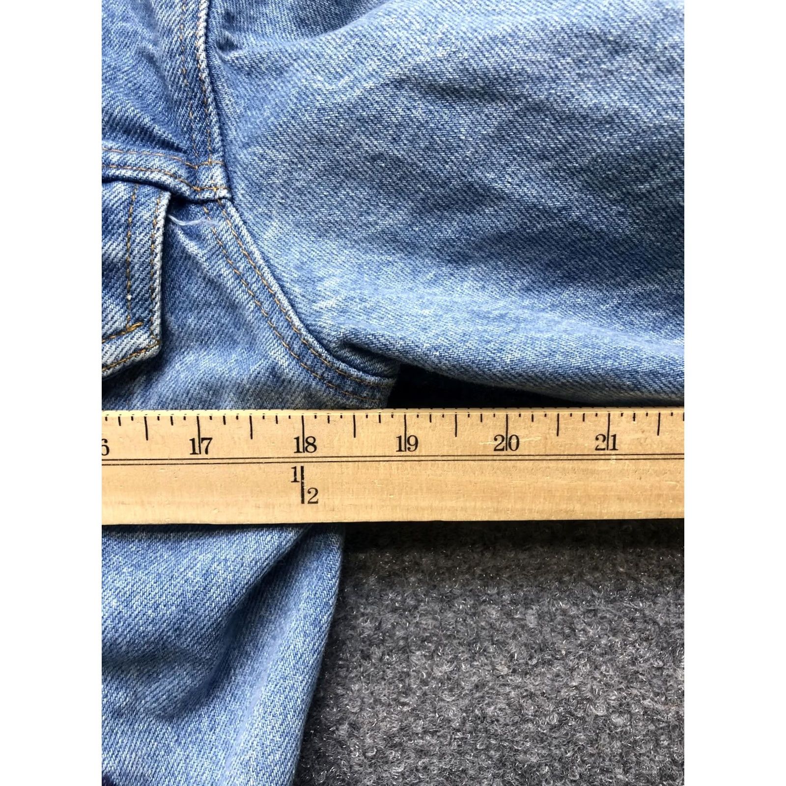 Levi's Levi's Jacket Mens 36 Blue Denim Bomber Button Front Trucker Casual Denim Jacket Men 36 Blue Size US 36 / EU 52 - 4 Thumbnail