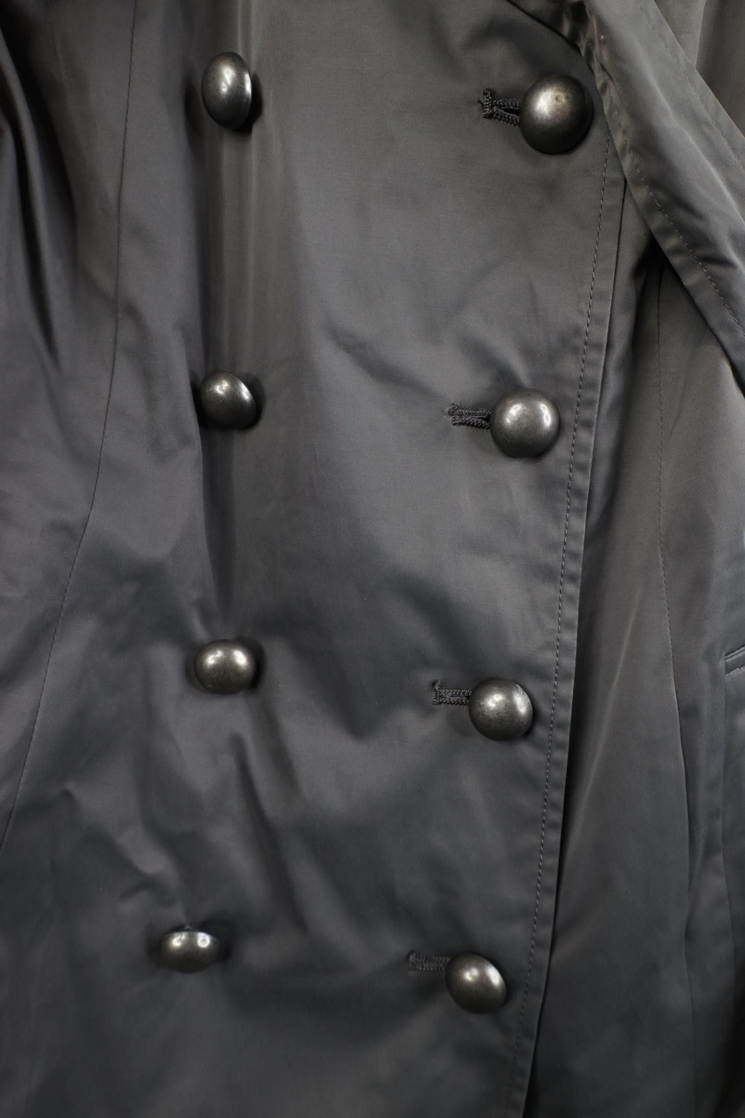 Vintage Vintage Y2K Mossimo Surfing Military Belted Trench Coat Rain Size S / US 4 / IT 40 - 6 Thumbnail