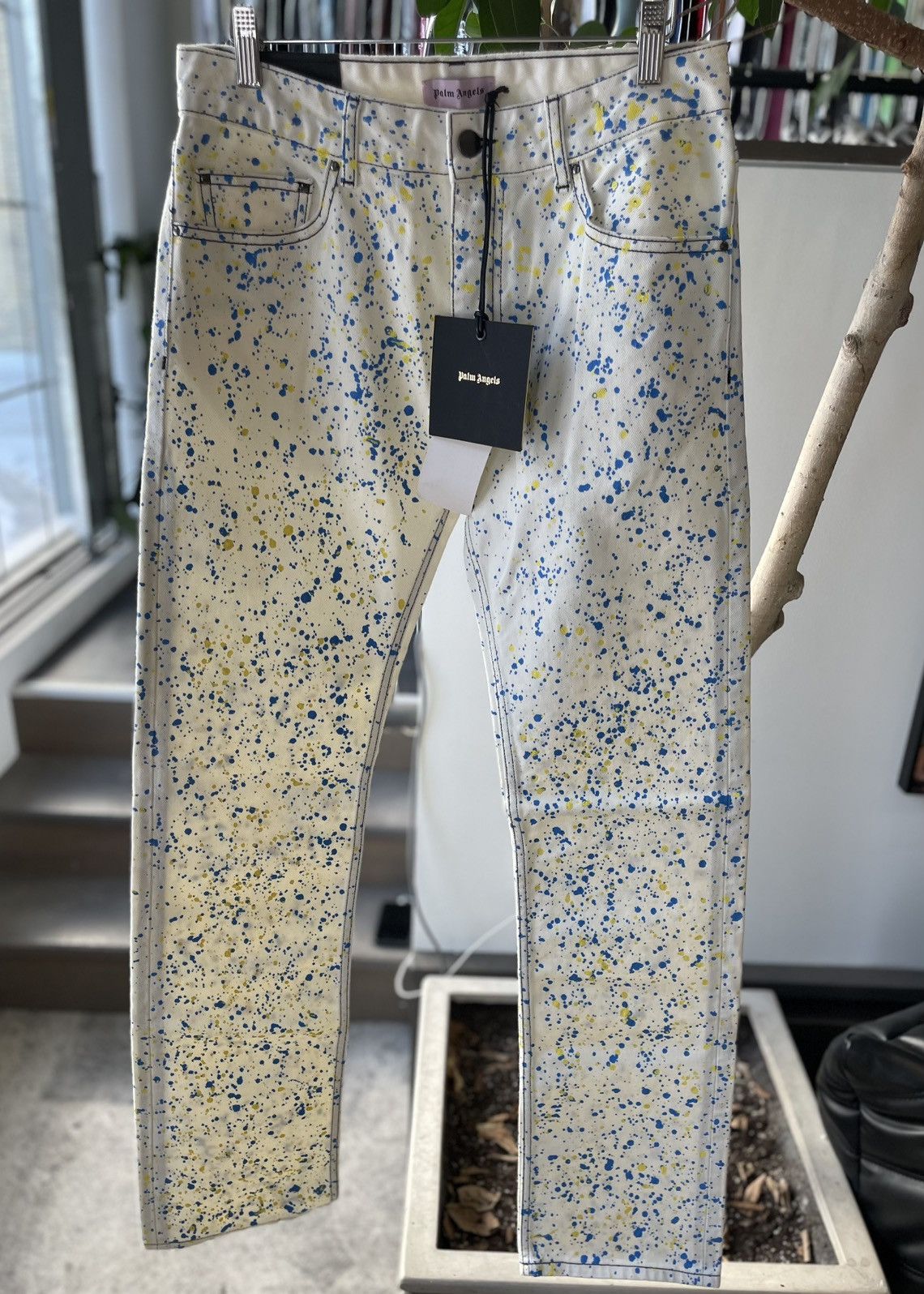 Palm Angels Palm Angels Splatter Jeans Size US 29 - 3 Thumbnail