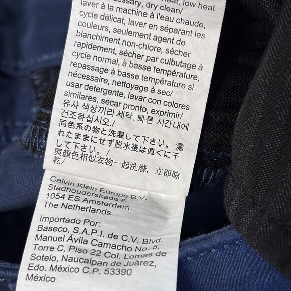Calvin Klein Calvin Klein Women's Ankle Skinny Navy Pants 8 stretchy Size 30" / US 8 / IT 44 - 10 Thumbnail